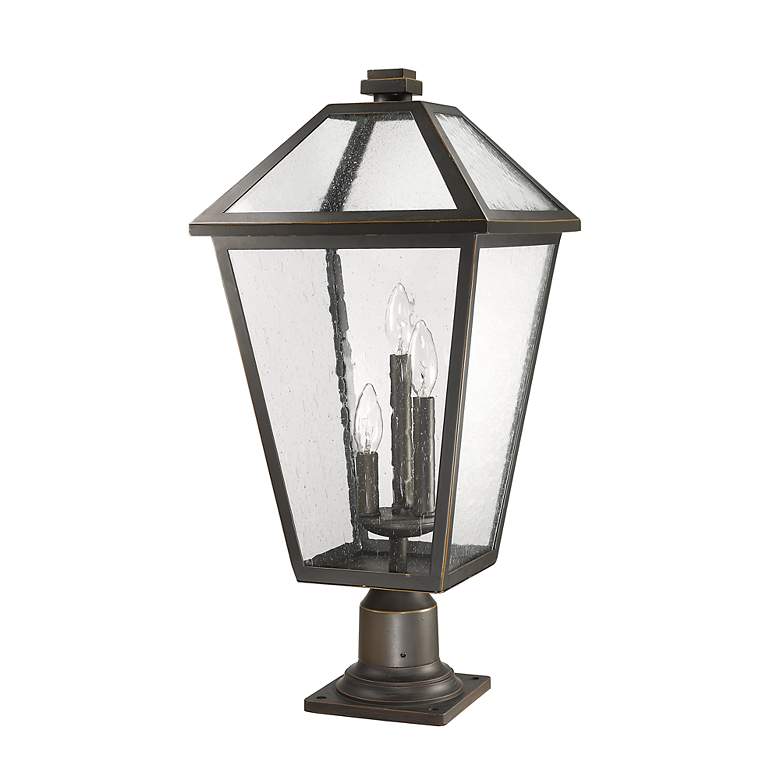 Image 5 Talbot 25 3/4"H Oil-Rubbed Bronze Outdoor Pier Mount Light more views