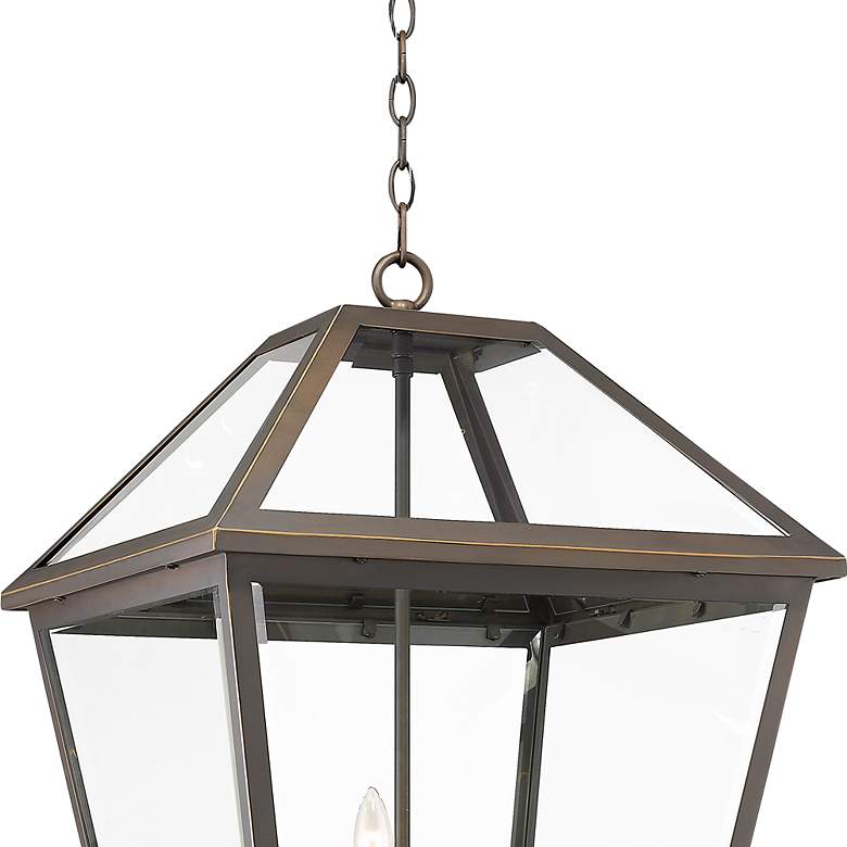 Image 4 Talbot 32 1/4" High Bronze 4-Light Outdoor Hanging Light more views