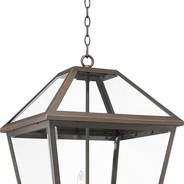 Image 4 Talbot 32 1/4 inch High Bronze 4-Light Outdoor Hanging Light more views