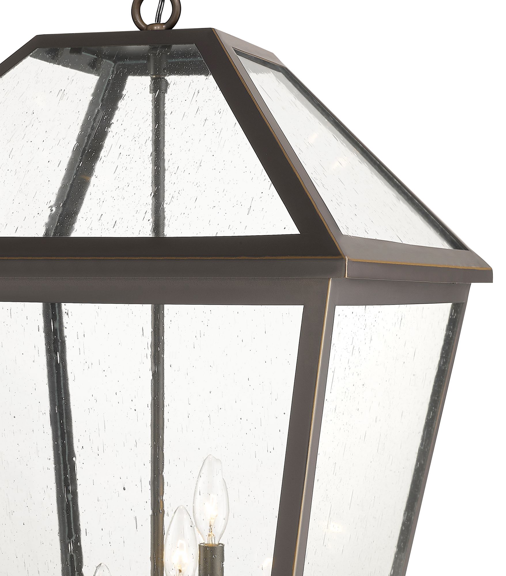 Talbot 32 1/4" High Bronze 4-Light Outdoor Hanging Light in scene