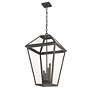 Talbot 32 1/4" High Bronze 4-Light Outdoor Hanging Light in scene