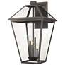 1_Talbot 33" High Oil-Rubbed Bronze 4-Light Outdoor Wall Light