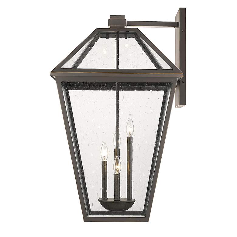 Image 5 Talbot 33" High Oil-Rubbed Bronze 4-Light Outdoor Wall Light more views