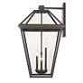 5_Talbot 33" High Oil-Rubbed Bronze 4-Light Outdoor Wall Light more views
