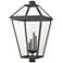 Talbot 34 1/4" High Oil-Rubbed 4-Light Outdoor Post Light