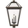 2_Talbot 34 1/4" High Oil-Rubbed 4-Light Outdoor Post Light more views