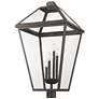 5_Talbot 34 1/4" High Oil-Rubbed 4-Light Outdoor Post Light more views