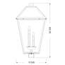 6_Talbot 34 1/4" High Oil-Rubbed 4-Light Outdoor Post Light more views