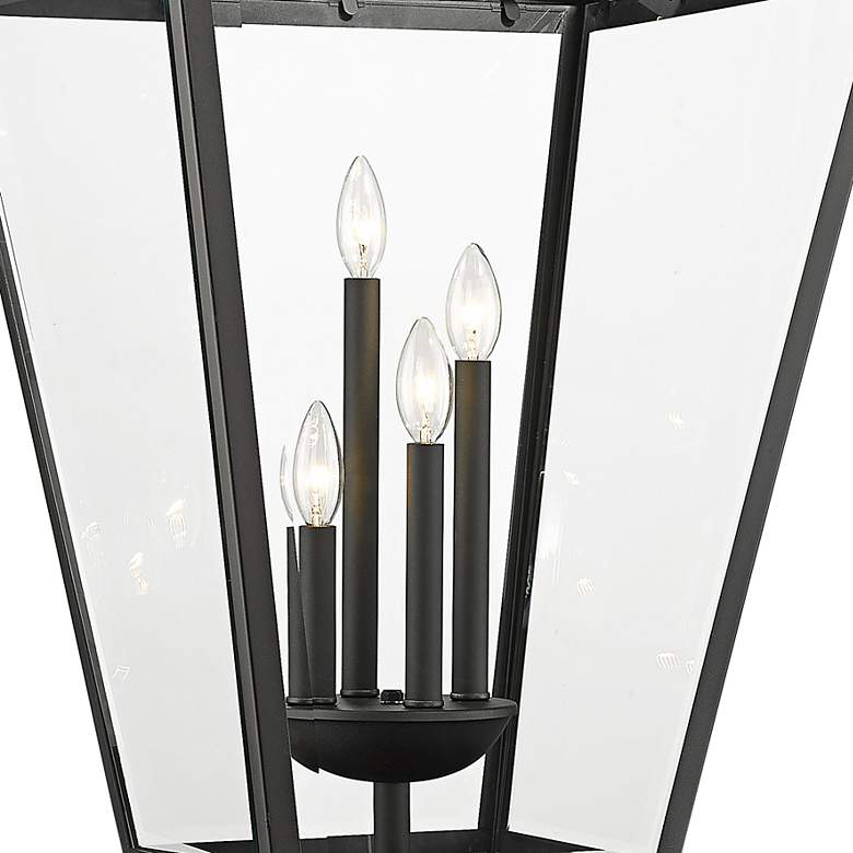 Image 2 Talbot 36 3/4" High Black 4-Light Outdoor Pier Mount Light more views