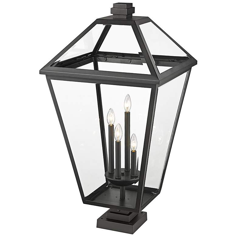 Image 4 Talbot 36 3/4" High Black 4-Light Outdoor Pier Mount Light more views