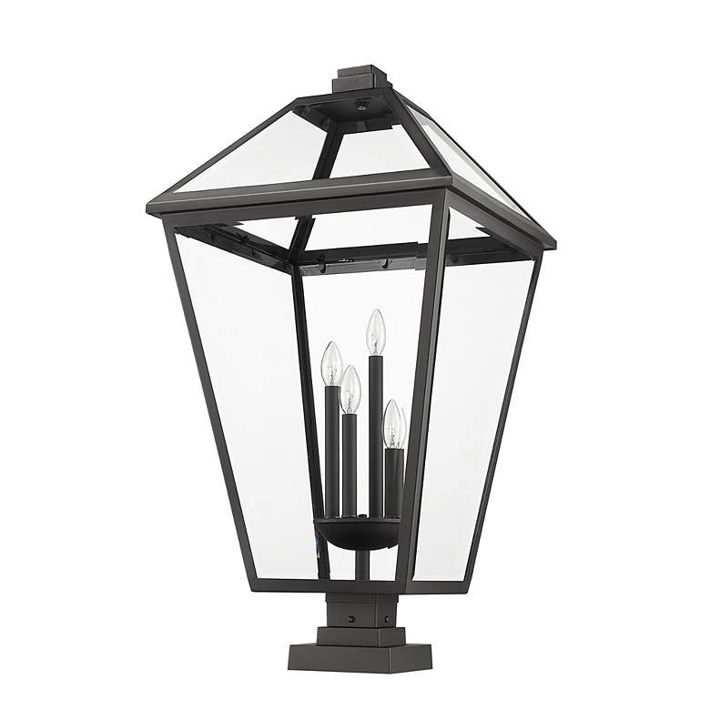 Image 7 Talbot 36 3/4" High Black 4-Light Outdoor Pier Mount Light more views