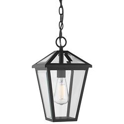 Talbot by Z-Lite Black 1 Light Outdoor Chain Mount Ceiling Fixture