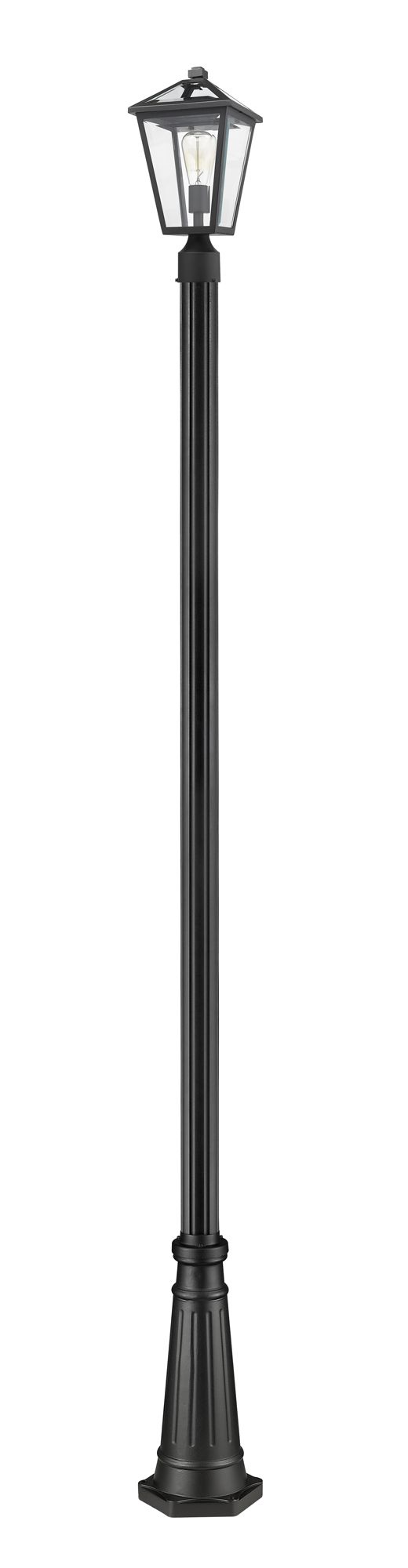 Thumbnail3 of Talbot by Z-Lite Black 110.25 inch 1 Light Outdoor Post Mounted Fixture more views