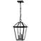 Talbot by Z-Lite Black 3 Light Outdoor Chain Mount Ceiling Fixture