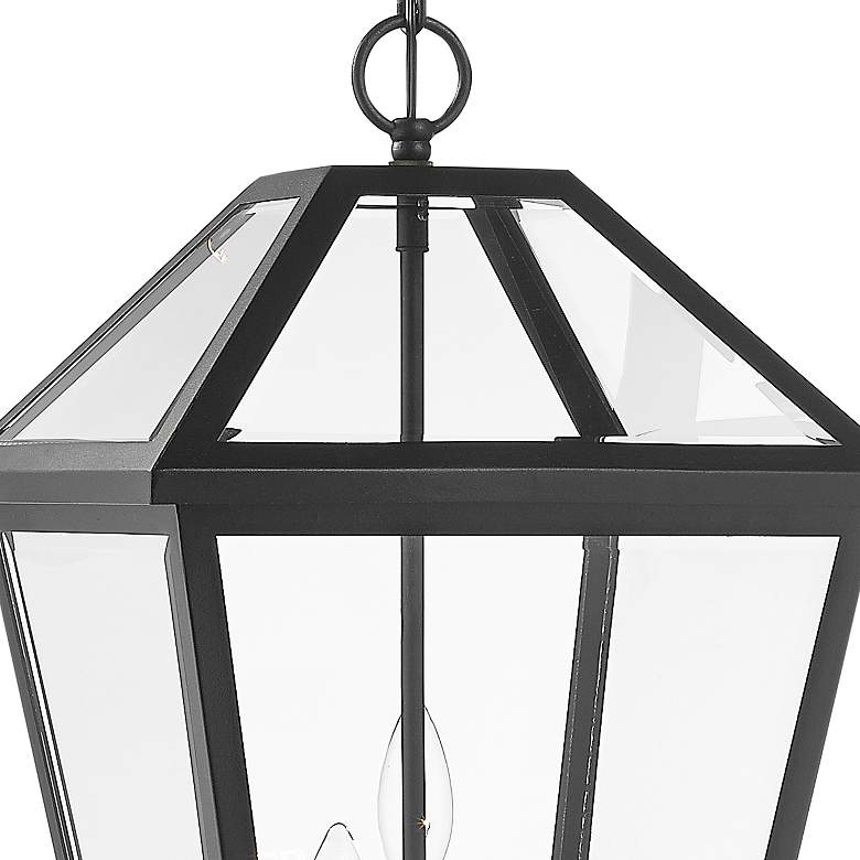 Image 4 Talbot by Z-Lite Black 3 Light Outdoor Chain Mount Ceiling Fixture more views