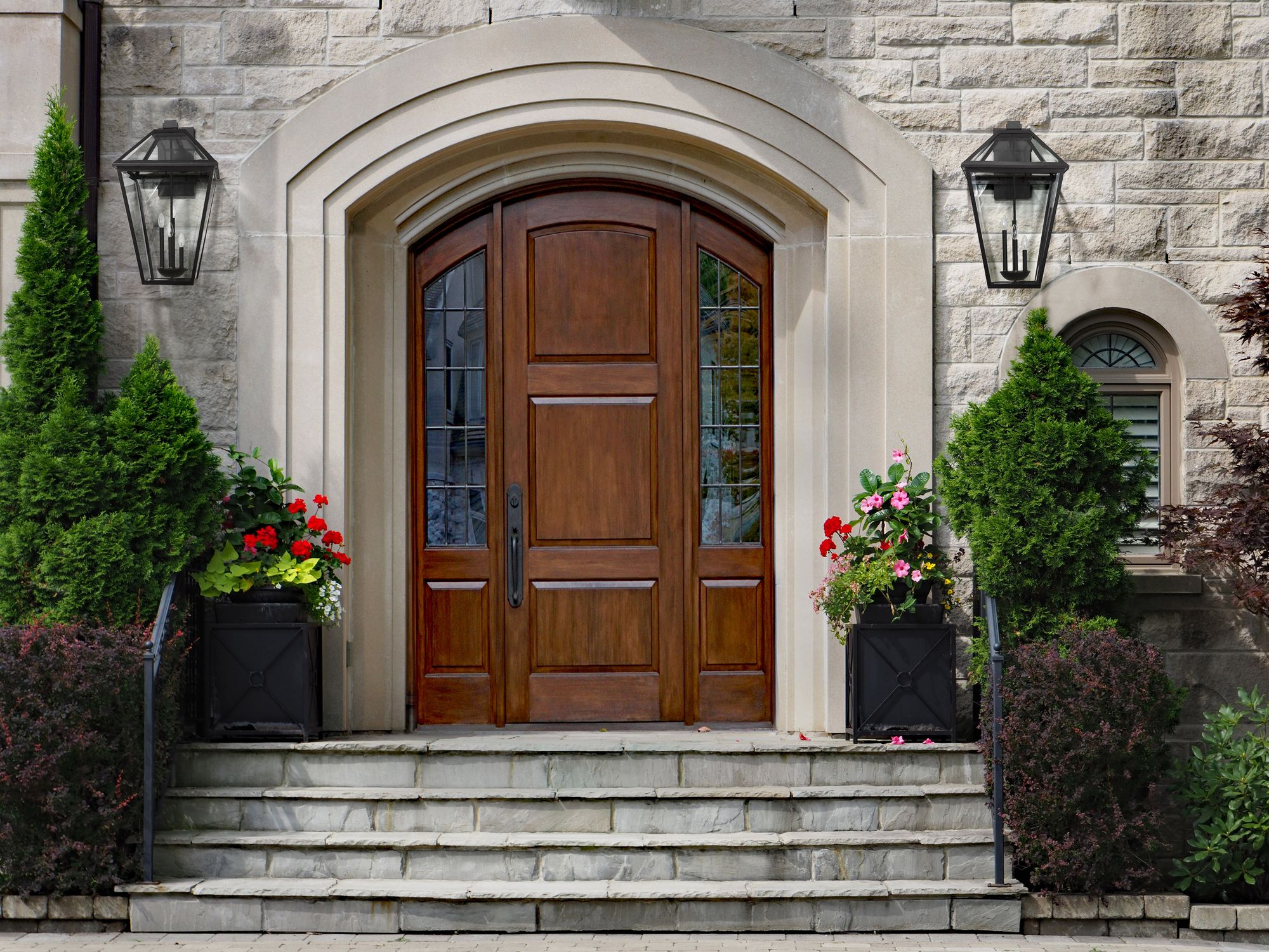 Image 3 Talbot by Z-Lite Black 33 inch 4 Light Outdoor Wall Sconce more views