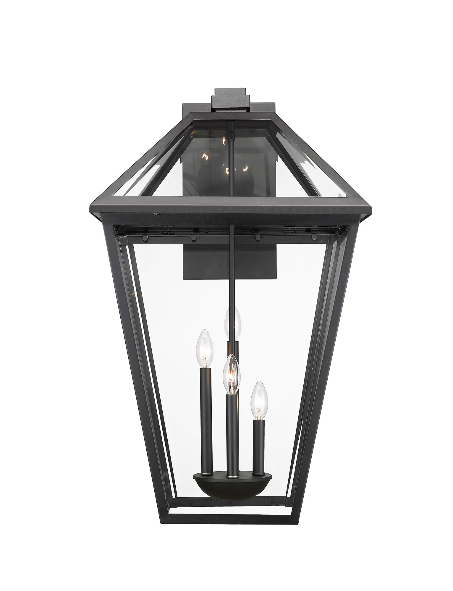 Image 5 Talbot by Z-Lite Black 33 inch 4 Light Outdoor Wall Sconce more views