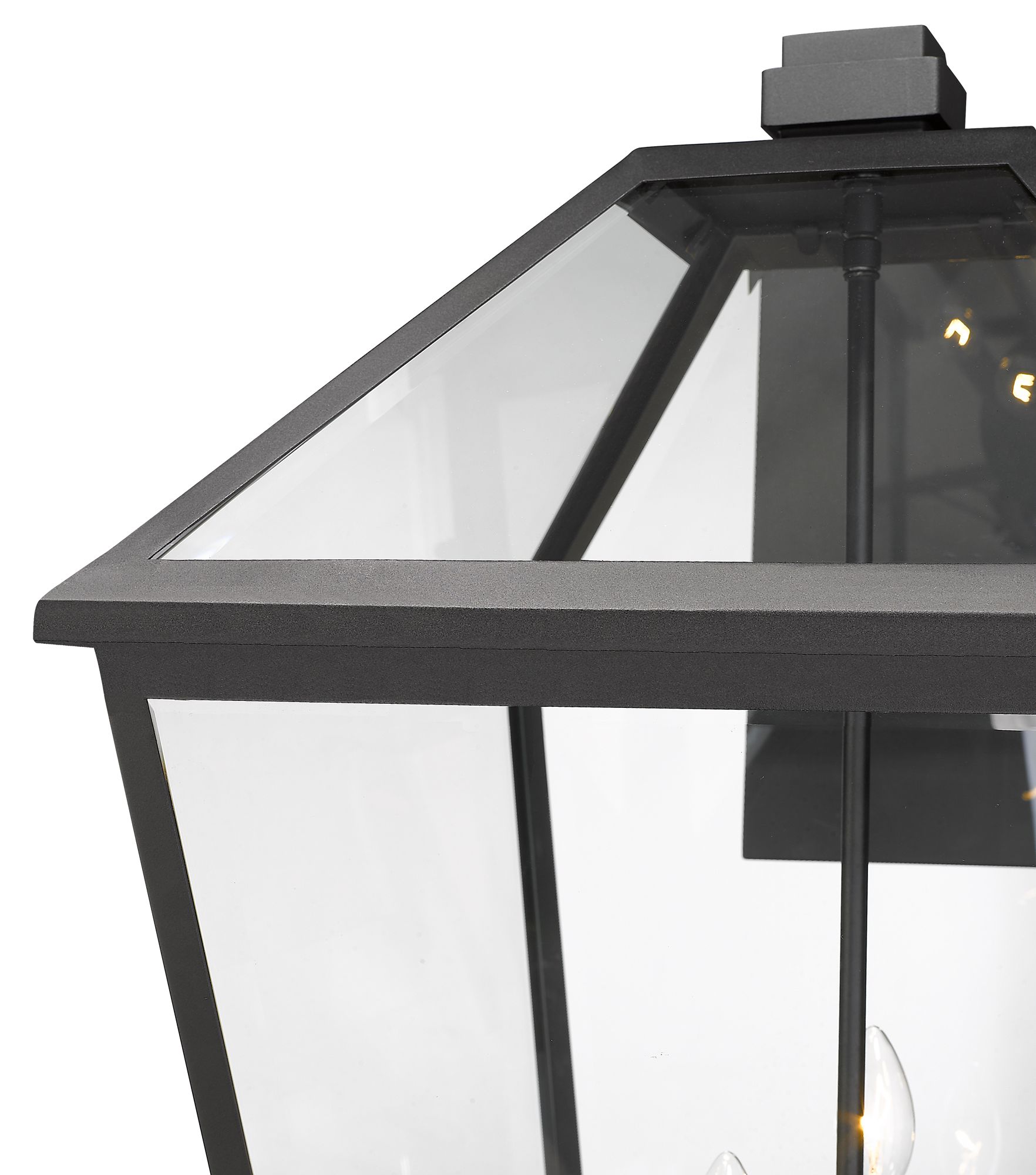 Image 7 Talbot by Z-Lite Black 33 inch 4 Light Outdoor Wall Sconce more views