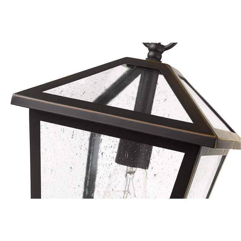 Image 6 Talbot by Z-Lite Oil Rubbed Bronze 1 Light Outdoor Chain Ceiling Fixture more views