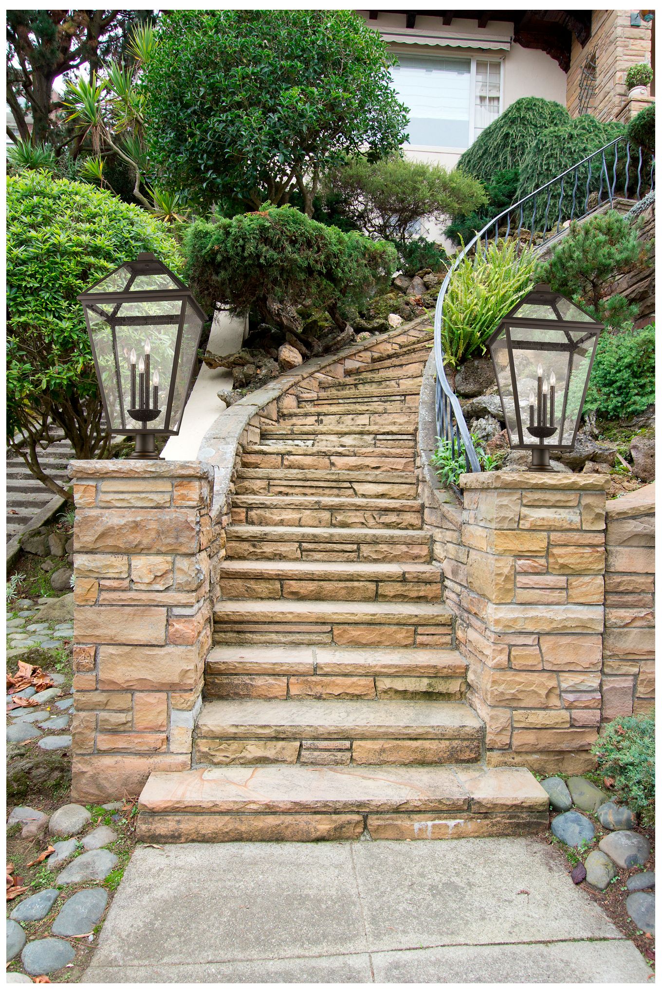 Image 3 Talbot by Z-Lite Oil Rubbed Bronze 36.75 inch 4 Light Pier Mounted Fixture more views