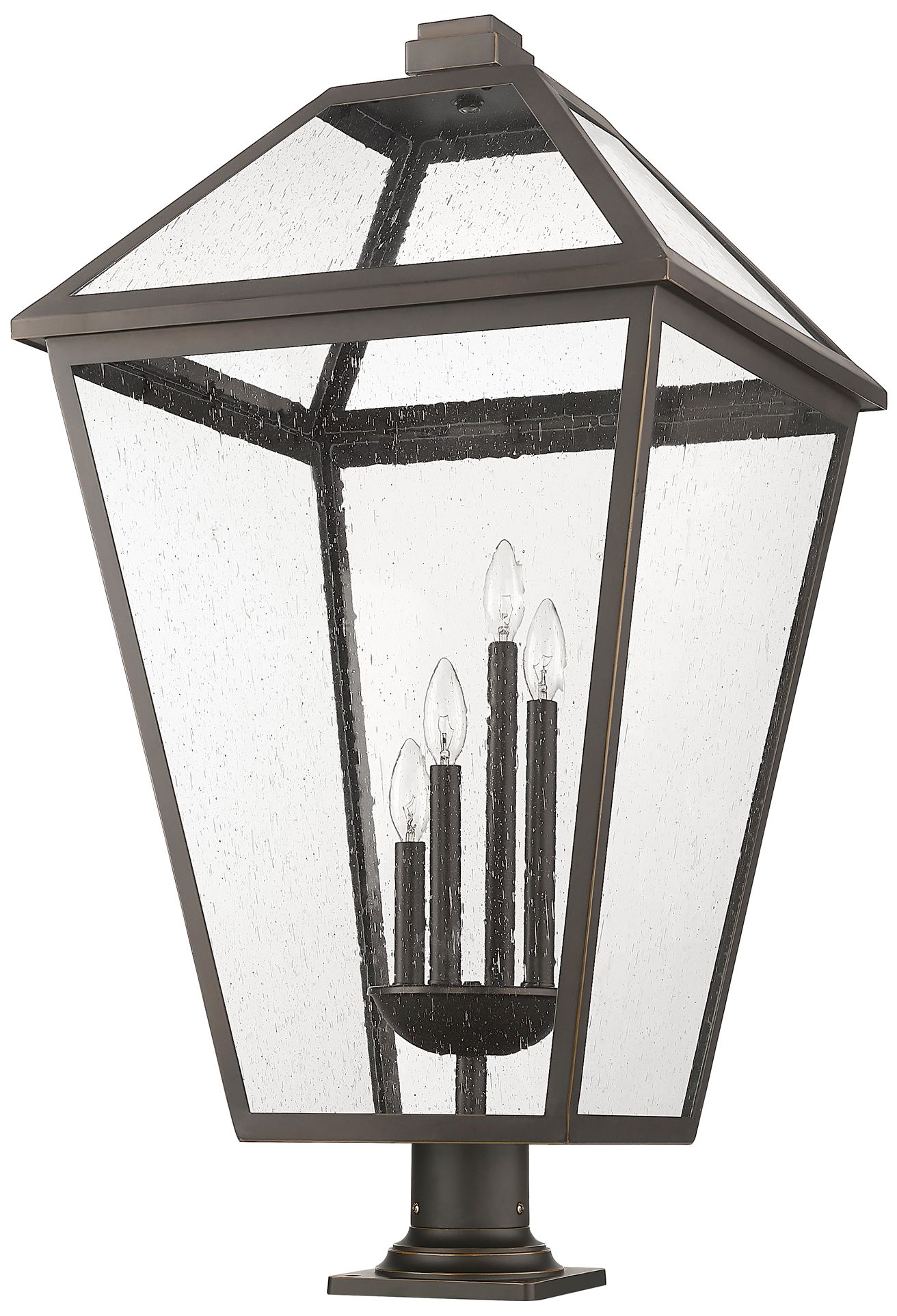 Image 7 Talbot by Z-Lite Oil Rubbed Bronze 36.75 inch 4 Light Pier Mounted Fixture more views