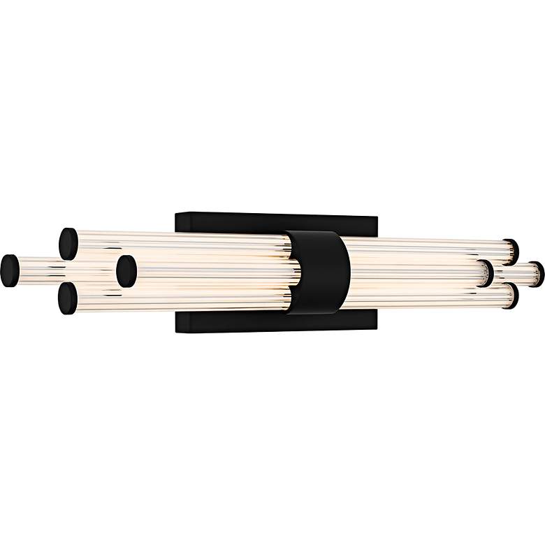 Image 3 Talbott Integrated LED Matte Black Bath Light with CCT Switch more views