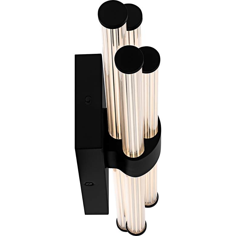 Image 4 Talbott Integrated LED Matte Black Bath Light with CCT Switch more views