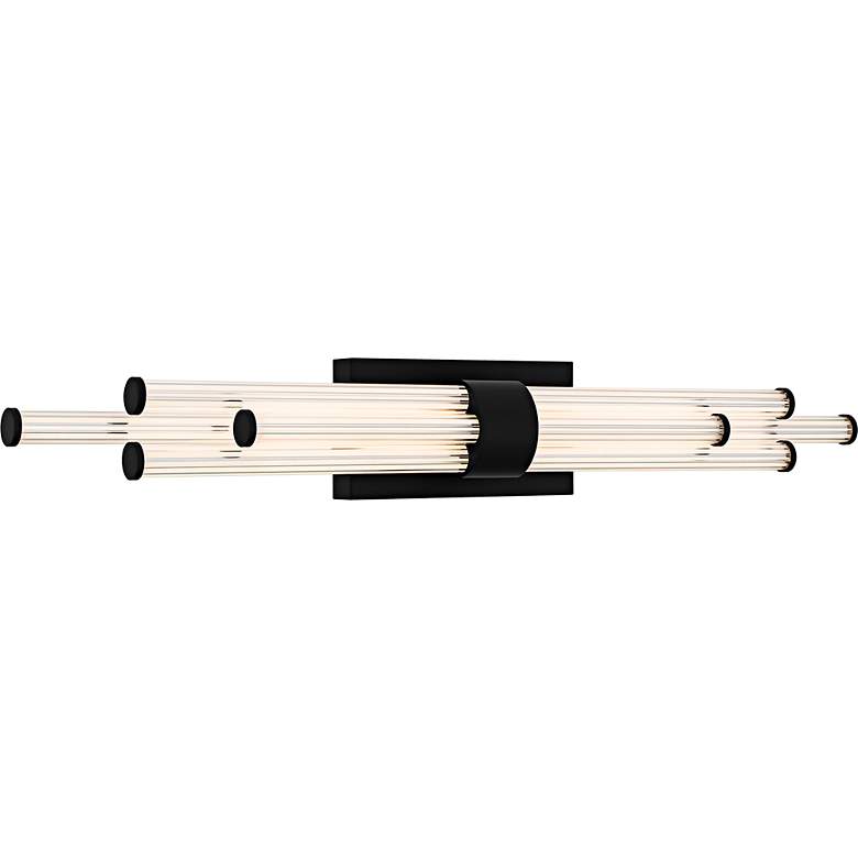 Image 3 Talbott Integrated LED Matte Black Bath Light with CCT Switch more views