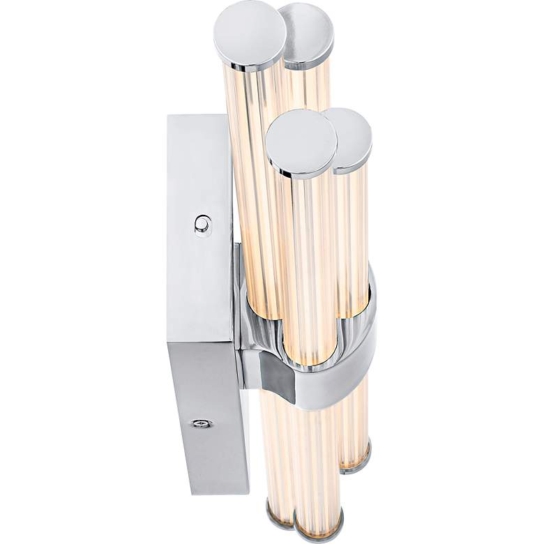 Image 4 Talbott Integrated LED Polished Chrome Bath Light with CCT Switch more views
