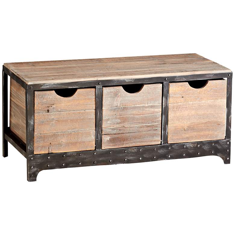 Image 1 Talford Rustic 3-Drawer Accent Chest