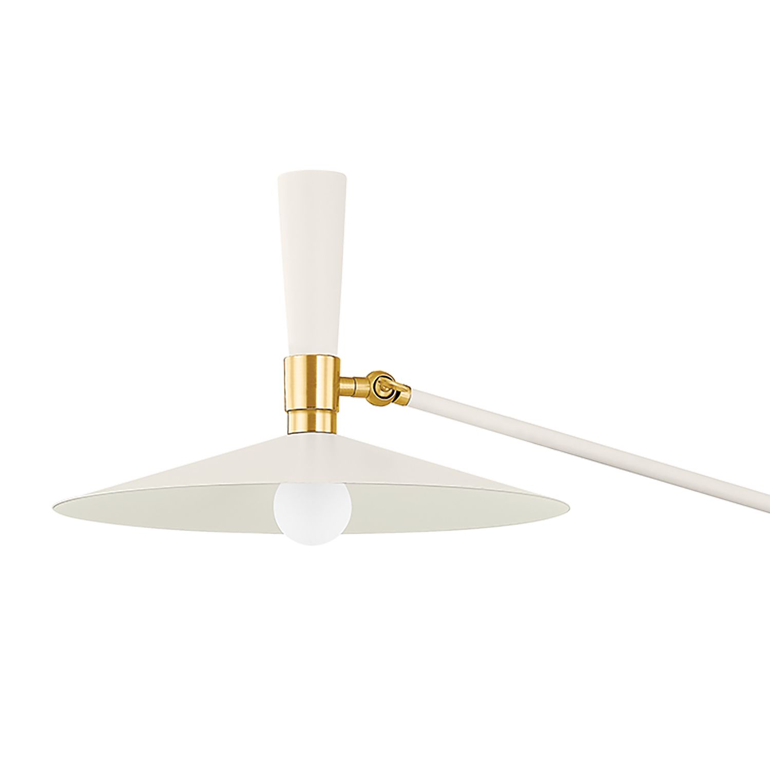 Image 2 Tali Roth - Mitzi Milena 13 In 1 Lt Wall Sconce Aged Brass/Soft Cream more views