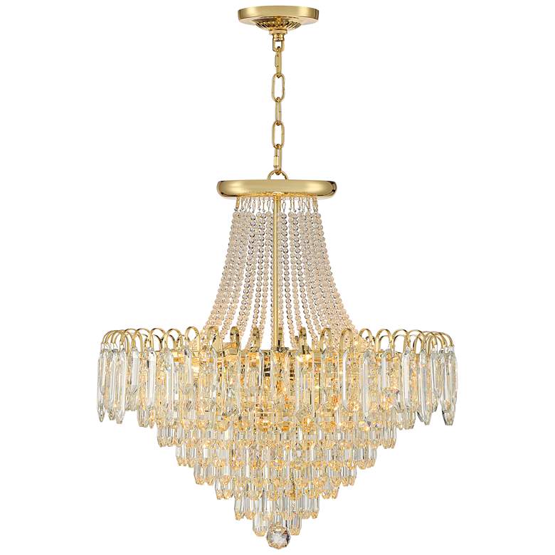 Image 5 Talia 22 1/4" Wide Gold and Crystal 13-Light Chandelier more views