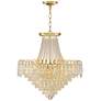 Talia 22 1/4" Wide Gold and Crystal 13-Light Chandelier