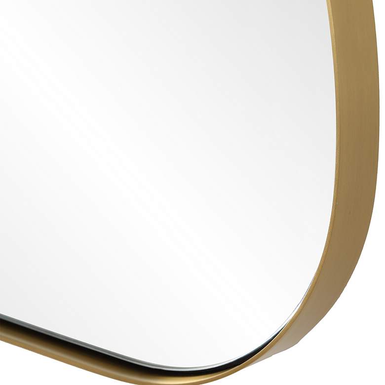 Image 3 Talia 24" x 33" Antique Brass Vanity Mirror more views