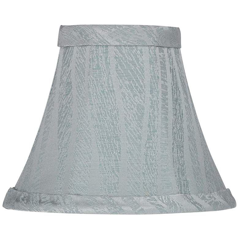Image 1 Talk Cool Gray Bell Lamp Shade 3x6x5 (Clip-On)