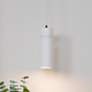Tall Hourglass LED Pendant - Bisque - DB