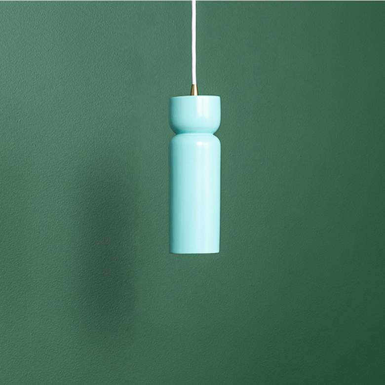 Image 1 Tall Hourglass Pendant - Reflecting Pool