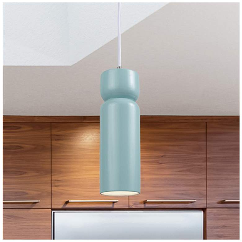 Image 2 Tall Hourglass Pendant - Reflecting Pool