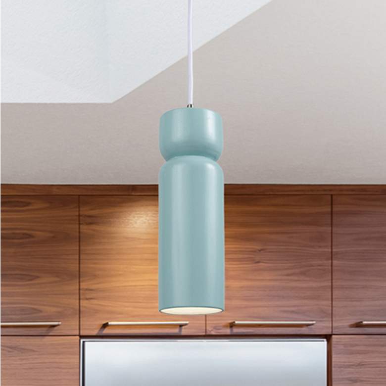Image 1 Tall Hourglass Pendant - Reflecting Pool
