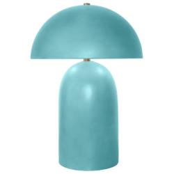 Tall Kava 18.25&quot; Tall Reflecting Pool Ceramic Table Lamp
