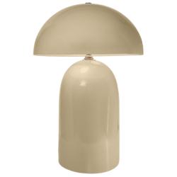 Tall Kava 18.25&quot; Tall Vanilla (Gloss) Ceramic Table Lamp
