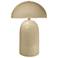 Tall Kava 18.25" Tall Vanilla (Gloss) Ceramic Table Lamp