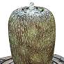 Tall Organic Urn 36" High Relic Hi-Tone LED Outdoor Fountain