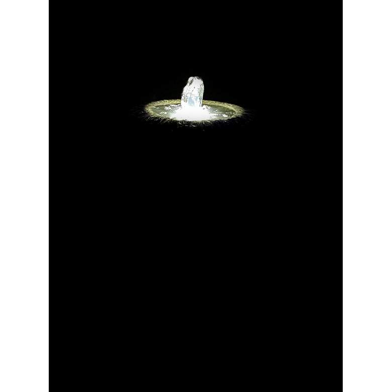 Image 4 Tall Organic Urn 36" High Relic Hi-Tone LED Outdoor Fountain more views