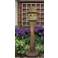 Tall Round Bird House 50 3/4"H Relic Nebbia Garden Accent