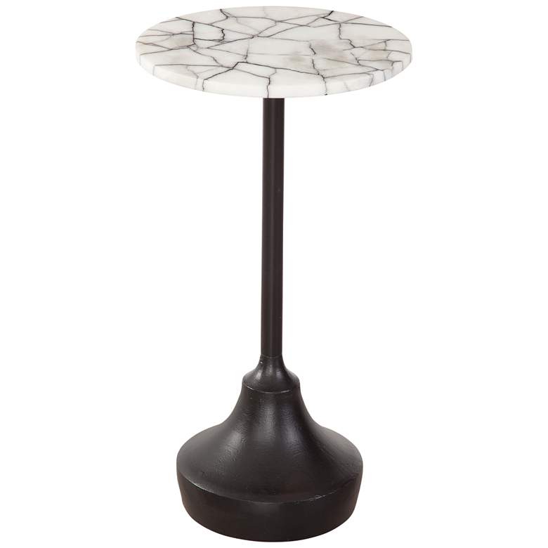 Image 1 Talley 22 inch Black and White Accent Table