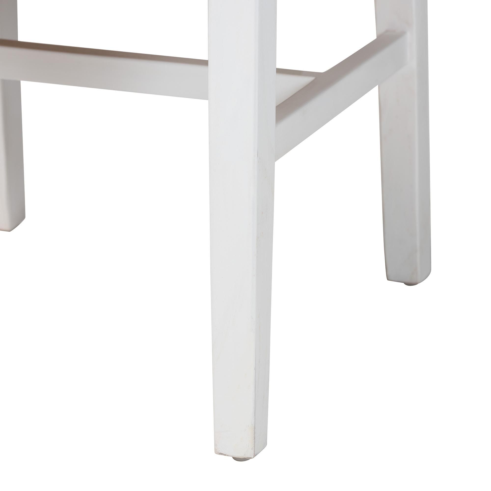 Image 7 Talli Paper Loom and White Mahogany Wood Dining Chair more views
