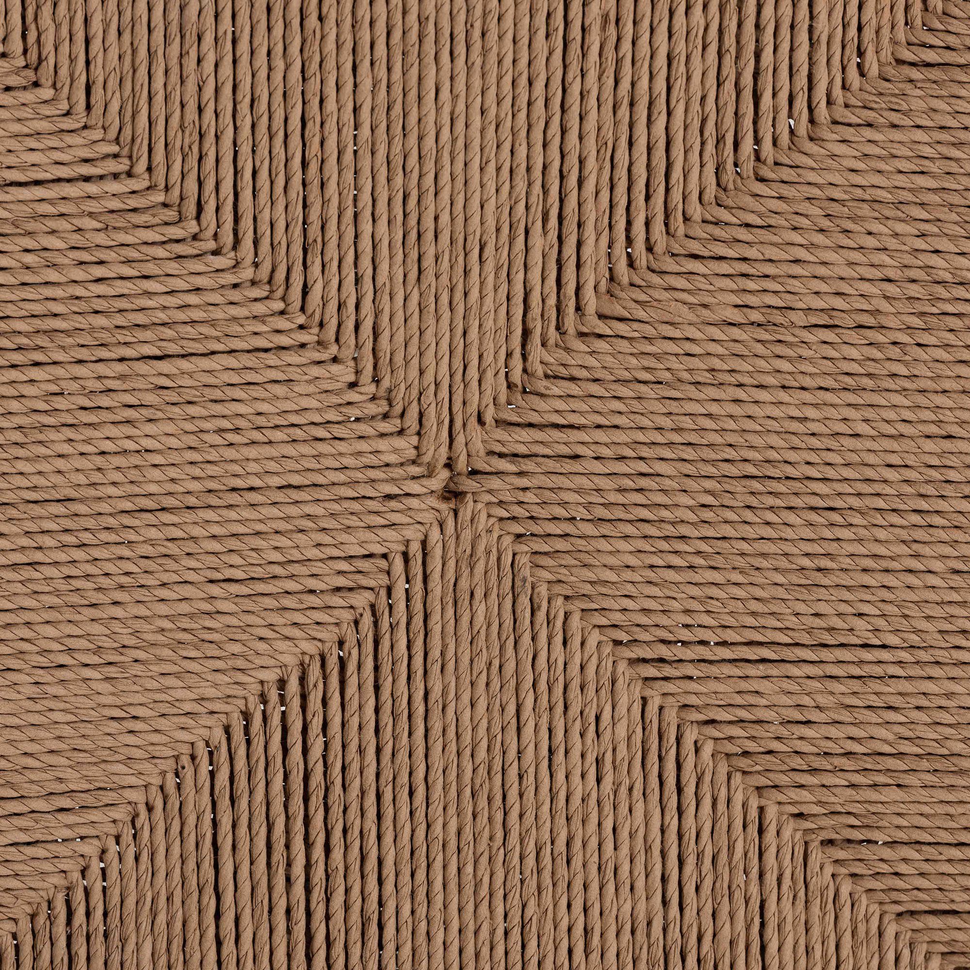 Talli Paper Loom and White Mahogany Wood Dining Chair