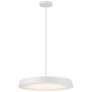 1_Tallinn 18" Wide Matte White LED Pendant Light