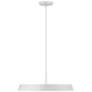 3_Tallinn 18" Wide Matte White LED Pendant Light more views